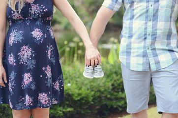 couple holding hands
