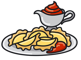 boiled meat dumplings