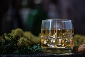 Whiskey with ice