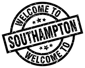 welcome to Southampton black stamp