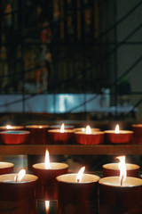 Candle in the church