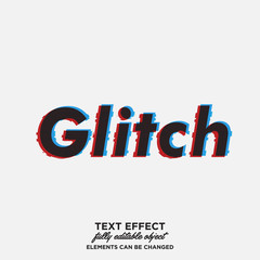 Simple glitch text style