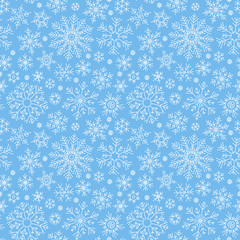 Christmas seamless doodle pattern