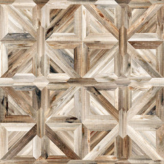 Classic pattern parquet of natural wood seamless texture