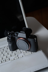 パソコンとカメラ