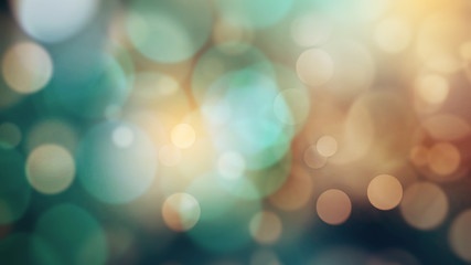 Obraz premium Blue bokeh abstract background.