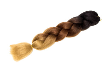 Large braid of artificial hair