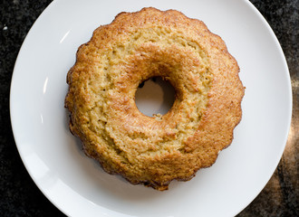 Homemade Portuguese Banana Cake