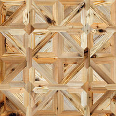 Classic pattern parquet of natural wood seamless texture