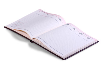  Dark Red Agendas isolated