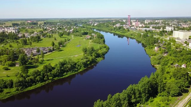 Western Dvina River near the DSC of the city of Vitebsk.
