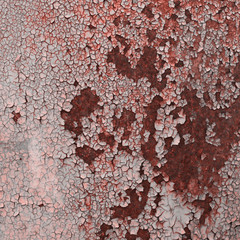 rusty old painted metal background