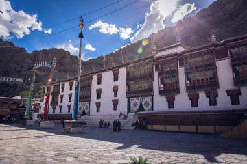 Fototapeta na wymiar Hemis Monastery is a Tibetan Buddhist monastery, built in 1672, by the Ladakhi king Sengge Namgyal. 