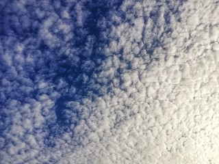 abstact​ blue​ sky​ clouds​ pattern ​background.