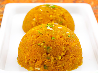 Indian Special Sweet Food Halwa 