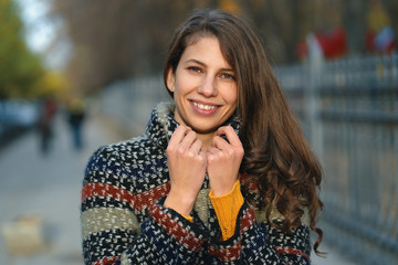 Smiling girl portrait