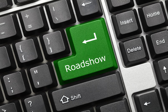Conceptual keyboard - Roadshow (green key)