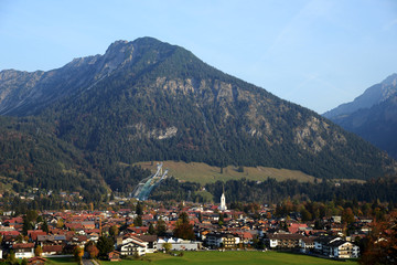 Fototapeta premium Oberstdorf - Allgäuer Alpen - Deutschland 
