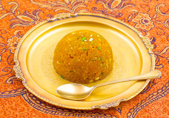 Indian Special Sweet Food Halwa 