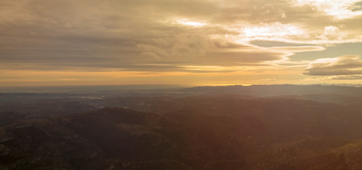 Views from the peak of the penagolosa in Castellon