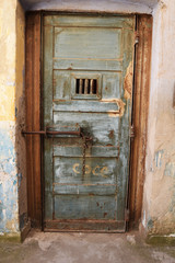 metal prison door