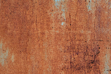 background with texture of old rusty surface on metal sheet