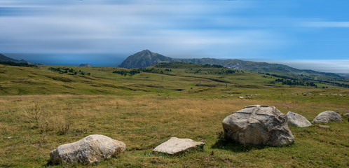 Road to Montgarri through the mountain of Aran Valley