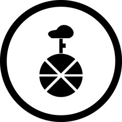 Vector Unicycle Icon © IYIKON