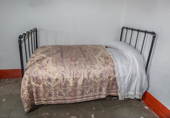 Bed of the early twentieth century in a well preserved old house