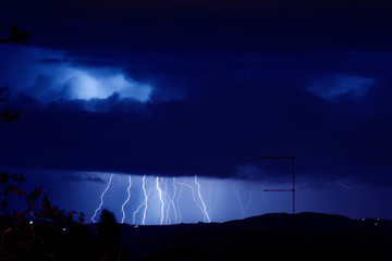 Thunder and lightning 