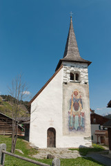 Fototapeta na wymiar Kirche mit Fresco