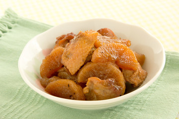 鶏肉と大根の炒め煮