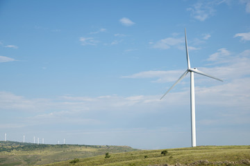 Fototapeta premium Wind energy concept