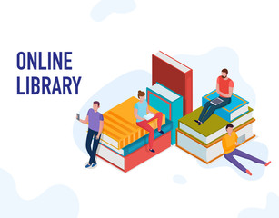 Online Library Illustration