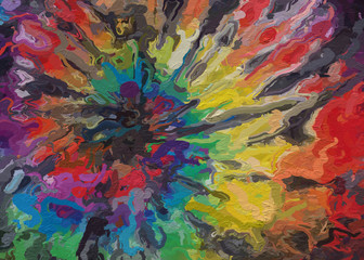 digital paint tie dye style pattern paint like illustration abstract background