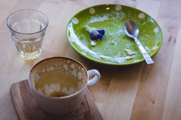 coffee drank and eat over all