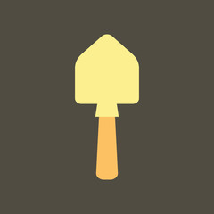 Silhouette icon trowel