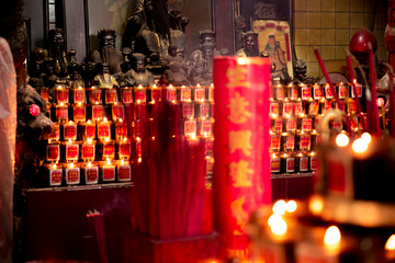 Peaceful buddhist temple in heart of Jakarta