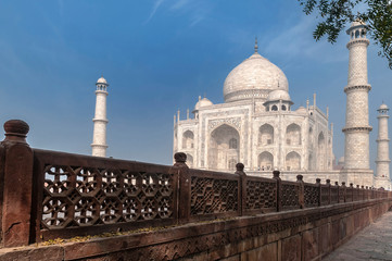 Sidewalk to the Taj Majal India