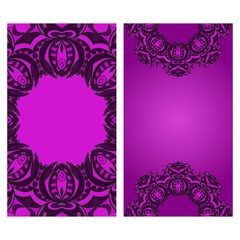 Modern Vector Template With Tribal Mandalas. For Brochure, Flyer, Cover, Magazine.