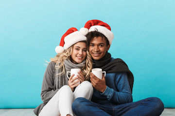 Obraz premium Happy multiracial young couple