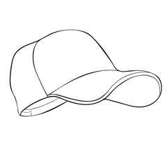 the is cap headdress summer.  illustration