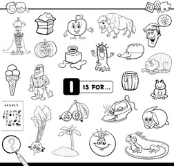 I is for educational game coloring book