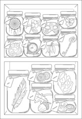 set of vintage design elements