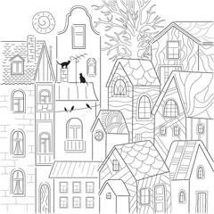 cityview coloring page