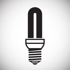 Lamp icon on white background for graphic and web design, Modern simple vector sign. Internet concept. Trendy symbol for website design web button or mobile app