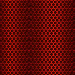 Red metal perforated background