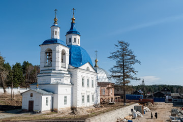 Fototapeta na wymiar John Predtechi's church. Tobolsk district. Russia