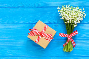 Mother's day. Women's day. Valentine's day, Birthday greeting concept background. top view, flat lay, mockup