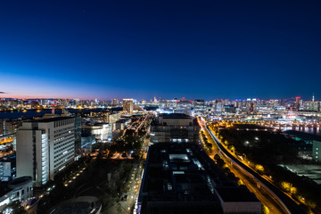Fototapeta na wymiar 東京 ベイエリア テレコムセンターからの夜景